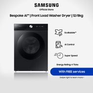 Samsung WD12BB944DGBSP Front Load Washing Machine, 12KG/8KG, 4 Ticks