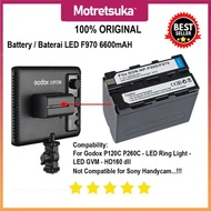 King CDC Battery F970 6600mAH for LED Godox P120C P260C GVM Viltrox