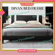Classic Black And White Divan Queen Bed Frame Katil Queen Katil Hitam Putih