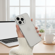 Anti Shock Transparent Hard Case for iPhone Back Camera Tube - Compatible with 6/6s/7/8/Plus/X/XS/XR