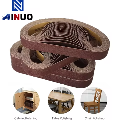 10pcs 520x20mm Premium Aluminium Oxide Sanding Belts Machine Special Abrasive for Polishing Machine 