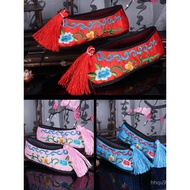 Huadancai Shoes Miss Ancient Costume Shoes Children's Embroidered Shoes Opera Peking Vietnam Opera S