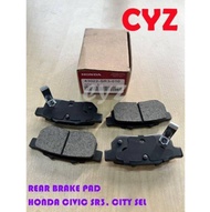 REAR Brake Pad [43022-SR3-010] HONDA CIVIC SR3 CITY SEL
