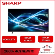 SHARP 75 Inch 4K UHD Google LED TV 4TC75HJ6000X