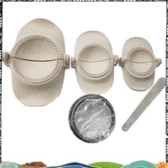 Dumpling Maker Empanadas Press Mold Maker Set with Dough Cutter and Stuffing Spoon
