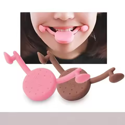 Smile Corrector Masseter Training Lip Trainer Crooked Smile Training V Face Silicone Facial Charming