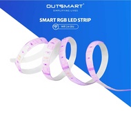 Outsmart WIFI LED Smart Strip RGB Dimmable for TV Backlight Decoration Google RGBIC DREAM COLOUR GOV