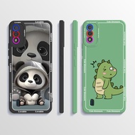 เคส A37 / ITEL A26นิ่มลายไดโนเสาร์น่ารักฝาหลังป้องกันซิลิโคนของเหลวสำหรับ ITEL A26เคส A37