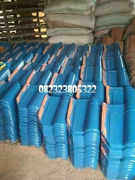 Genteng mantili jumbo cat biru