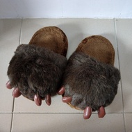 熊爪造型 絨毛鞋 熊掌 保暖拖鞋 室內拖