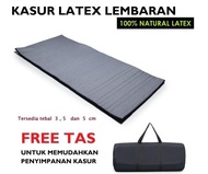 Kasur Gulung Lipat Lantai Latex Asli / Travel Bed Natural Latex 