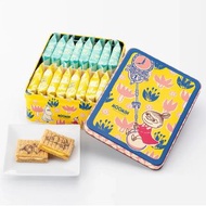 日版Sugar Butter Tree x Moomin姆明家族 期間限定《夏の歷險》阿美 蜂蜜檸檬及芬蘭奶油 2款朱古力夾心酥餅 珍藏版鐵罐禮盒 (1盒16件) 日本手信念325