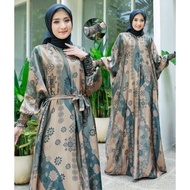 Gamis Kaftan Arina Maxi Motif Muslim Women's Fashion
