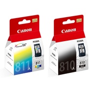 1 Set Cartridge Canon PG-810 Black & CL-811 Color Catridge Printer Pixma iP2770