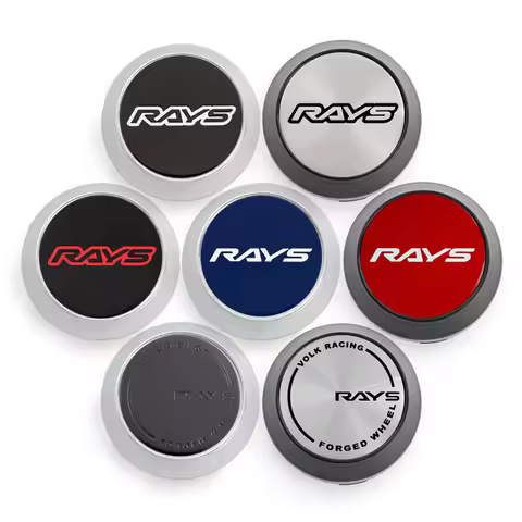 4PCS/lot 60MM Car Styling Japan Volk Wheels Center Cap For RAYS VOLK Logo Emblem Rim TE37 Tokyo Time