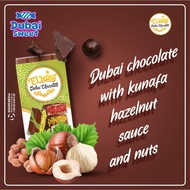 Chocolate with Kunafa Hazelnut Sauce and Nuts 60g