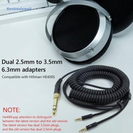 Headset HiFi Audio Spring Cable for Hifiman HE400S/HE-400I/HE560//HE-350/HE1000/HE1000 V2 /AudioQues