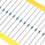 100pcs 1/8W 1/6W Metal Film Resistor 1R8 2R 2R2 18R 20R 22R 1K8 2K2 22K 220K 1.8 2 2.2 18 20 22 180 