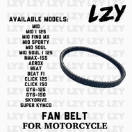 LZY Engine Timing Fan Belt Motorcycle MIO SPORTY M3 NMAX SKYDRIVE BEAT FI KYMCO GY6 SKYDRIVE FINO