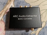 ARC Audio Extractor 音訊轉換器 電視連接音箱喇叭 解碼器 hdmi arc音頻回傳器 同軸光纖數字轉模擬5.1聲道