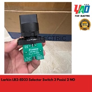 Larkin LB2-ED333 Selector Switch 3 Position Larkin LB2-ED33 Selector Switch 3 Position 2 NO