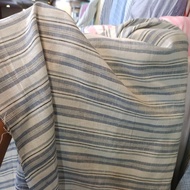 KATUN Cotton Striped Linen Material 1.5cm Wide Soft Smooth Easy to Sew 50cm 0.5 Mtr