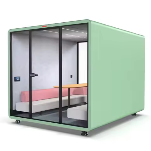 Soundproof Office Pod Modular Prefabricated Acoustic Pavilion Meeting Pod Conference Booth Ventilati