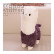 [SG FREE ] Alpaca Plush Toys Cute Soft Toy Home Decoration Alpaca Cotton Plush Pillow Stuffed