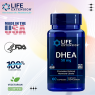 Life Extension DHEA 50mg แคปซูล High-Quality Supplement for Immune Balance & Cardio Health - Gluten-