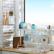 Multifunctional Rack Dish Rack Dish Rack Dish Retractable Countertop Storage Rack Above Drain Kitche