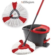 ELLIEJAM Mop Head Triangle Spin Mop For O-Cedar/Vileda Microfiber for O-Cedar/Vileda