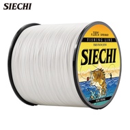 SIECHI 500m PE Fishing Line 8 Braided Fishing Main Line Wear-Resistant Smooth Braided Fishing Line S