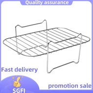 Air Fryer Rack for Ninja DZ201/DZ401 Foodi Accessories Stainless Steel Multi-Layer Stackable Dehydra