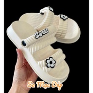 Women's sandals, slingback sandals for school and work with many beautiful stickers (MSP 146) N3 san