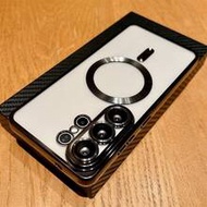 Luxury Plating Transparent Magnetic Wireless Charging Phone Case Compatible With Samsung Galaxy S26U