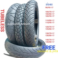 KRX MOTOR TIRES 100/70-17, 120/70/17, 120/80/17, 130/70-17, 140/80/17, 140/70-17 TUBELESS TIRE