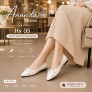 Flatshoes Wanita Comfortable SyntheticELEGAN HS05