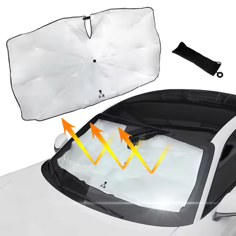 Car Sunshade Windshield Sun Shade Parasol Foldable For Hongqi E-HS9 H9 L5 HS5 H5 N701 E115 H7 HS7 S9