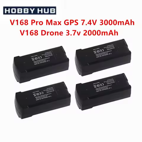Original 7.4V 3000mAh Battery For V168 Pro Max GPS Drone/RC Quadcopter 3.7V 2000mAh V168 V198 Spare 