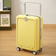 Eminent Ladies Front Opening Luggage Suitcase 20 Inch Boarding Box Silent Universal Wheel 24 Inch Ca