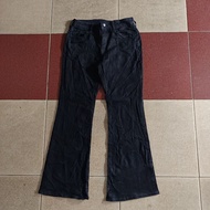 GU black flared jeans trousers M. 013