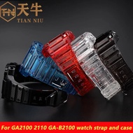 For Casio G-SHOCK GA2100 2110 GA-B2100 Outdoor Sport Clear Resin Strap watch case men's and women's 