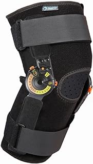 Nvorliy Hinged Orthopedic ROM Knee Brace with Side Stabilizers, Locking Knee Braces, Metal Knee Immobilizer Support for Post OP Recovery, Arthritis, ACL, PCL, Meniscus Tear-Fit Men &amp; Women (XXX-Large)