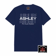 Kaos Baju T-shirt Audio Sound System mixer Logo Ashley / kaos oss / kaos musik / kaos operator sound system terlaris