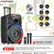 Speaker Aktif 12 Inch Advance K 1206 N K1206N K 1206N Original