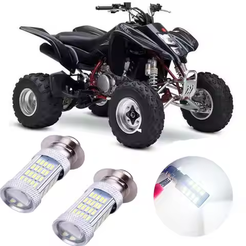 2x P15D H6M 35W LED Headlight 6000K White For Kawasaki Mule 600 610 3000 3010