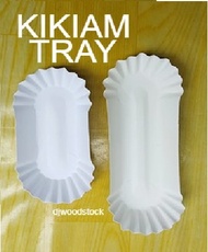 KIKIAM TRAY / SIOMAI TRAY  40 pcs per pack White, SMALL