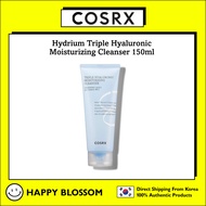 COSRX Hydrium Triple Hyaluronic Moisturizing Cleanser 150ml | Good for Dryness, Dullness, Sensitive skin, Cleansing, Hydrating, Moisturizing, Korea cosmetic