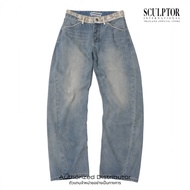 SCULPTOR® กางเกง Beaded Waist Denim Pants