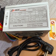 Ace Power Supply Sfx 400 Watt Mini Itx Model Micro 400W
